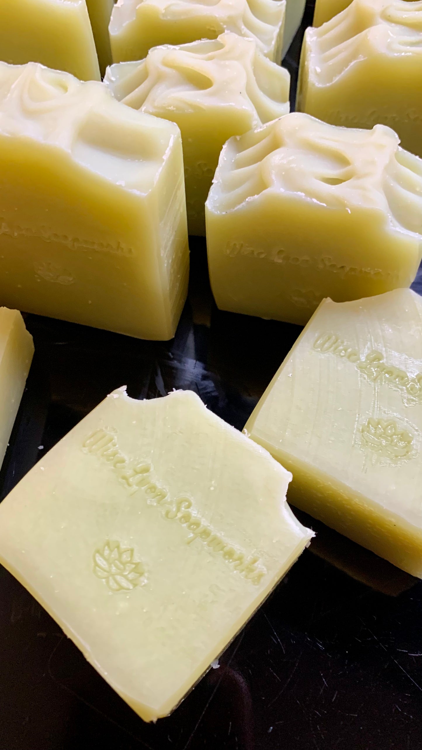 Cucumber & Aloe Natural Soap, handmade hemp seed oil - Wiselyonsoapworks