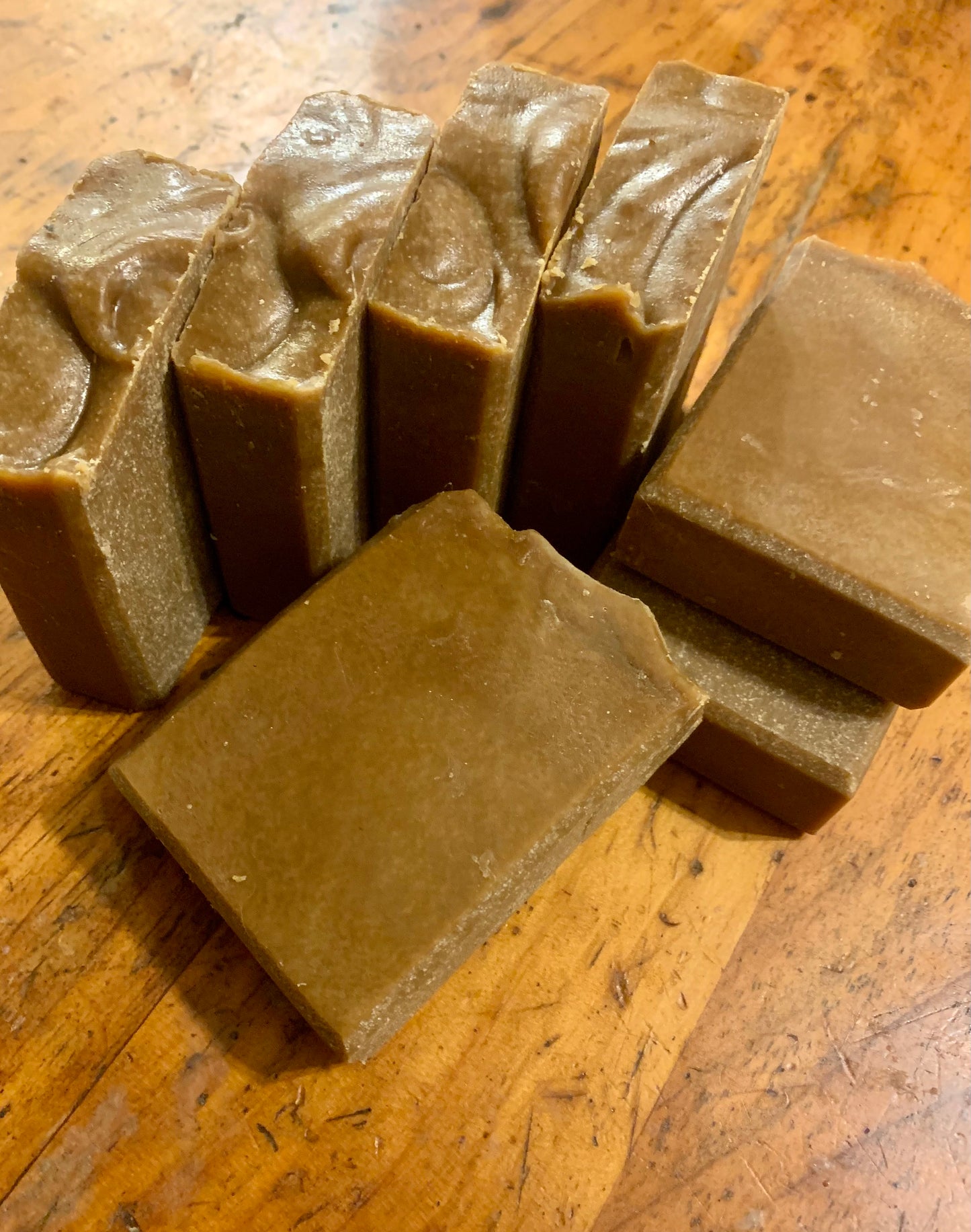 Old Fashioned Pine Tar natural soap, organic hemp - Wiselyonsoapworks