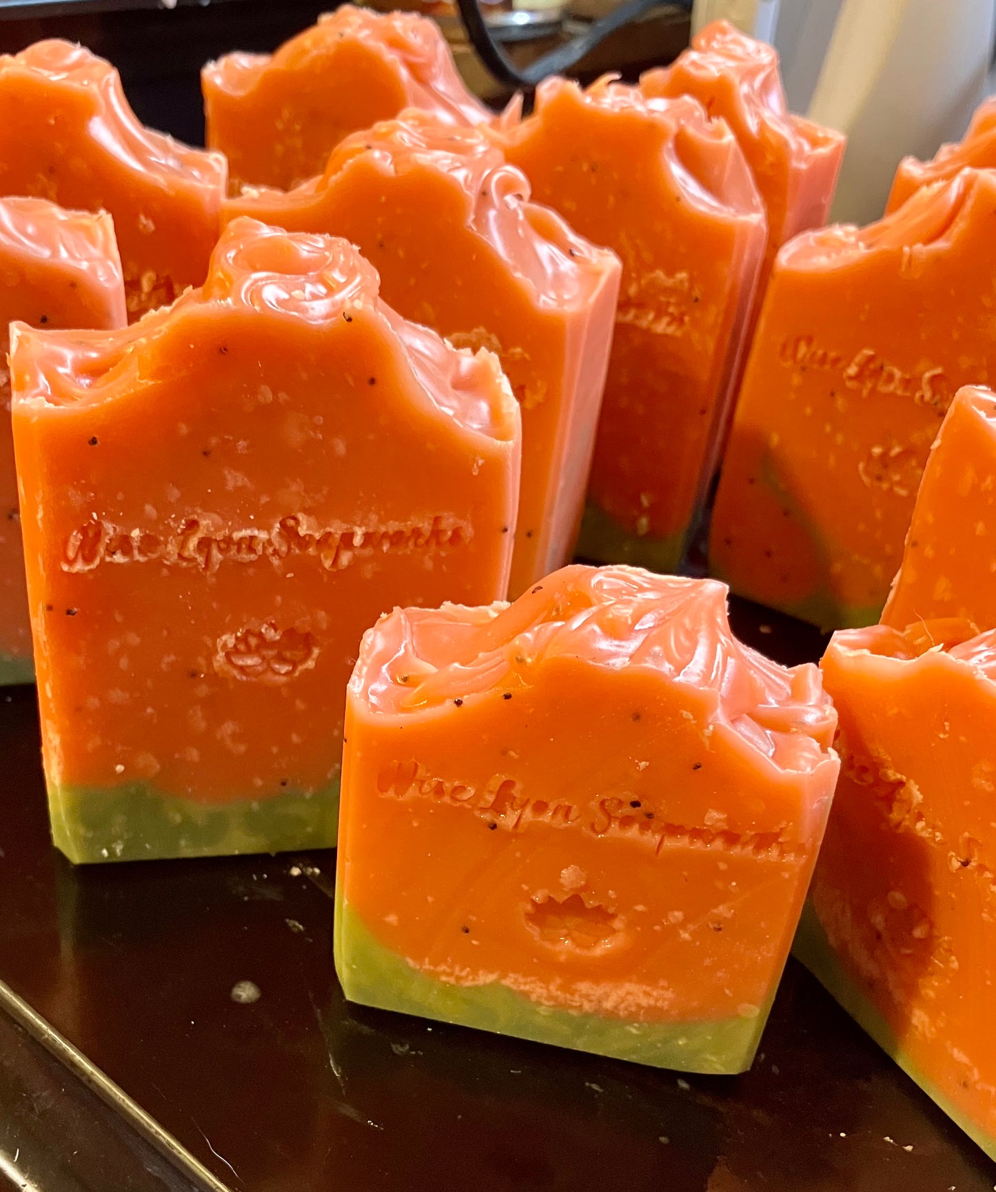 Watermelon Sugar Natural Soap, handmade hemp seed oil - Wiselyonsoapworks