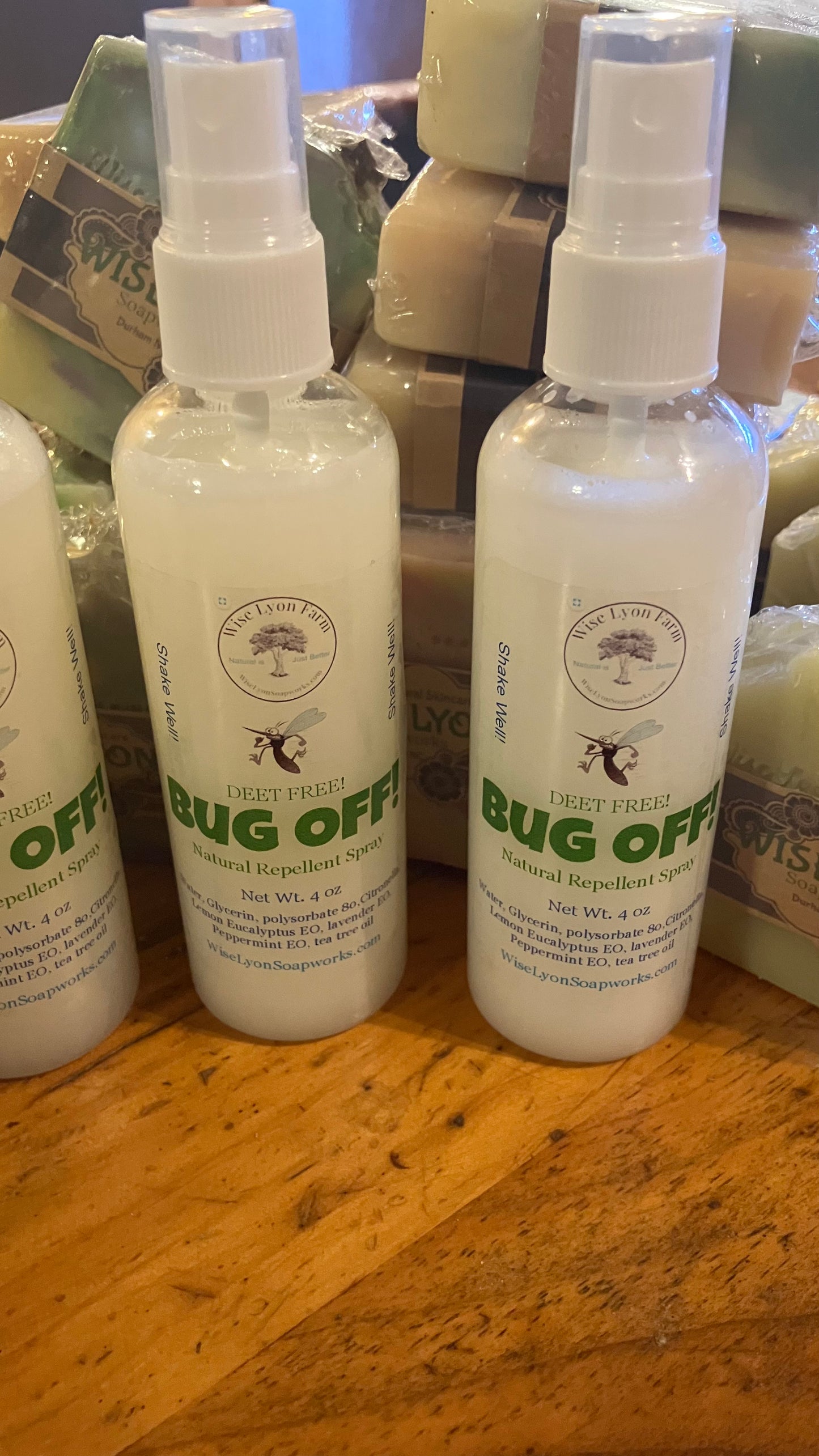 Bug Off! Spray natural bug repellent - Wiselyonsoapworks