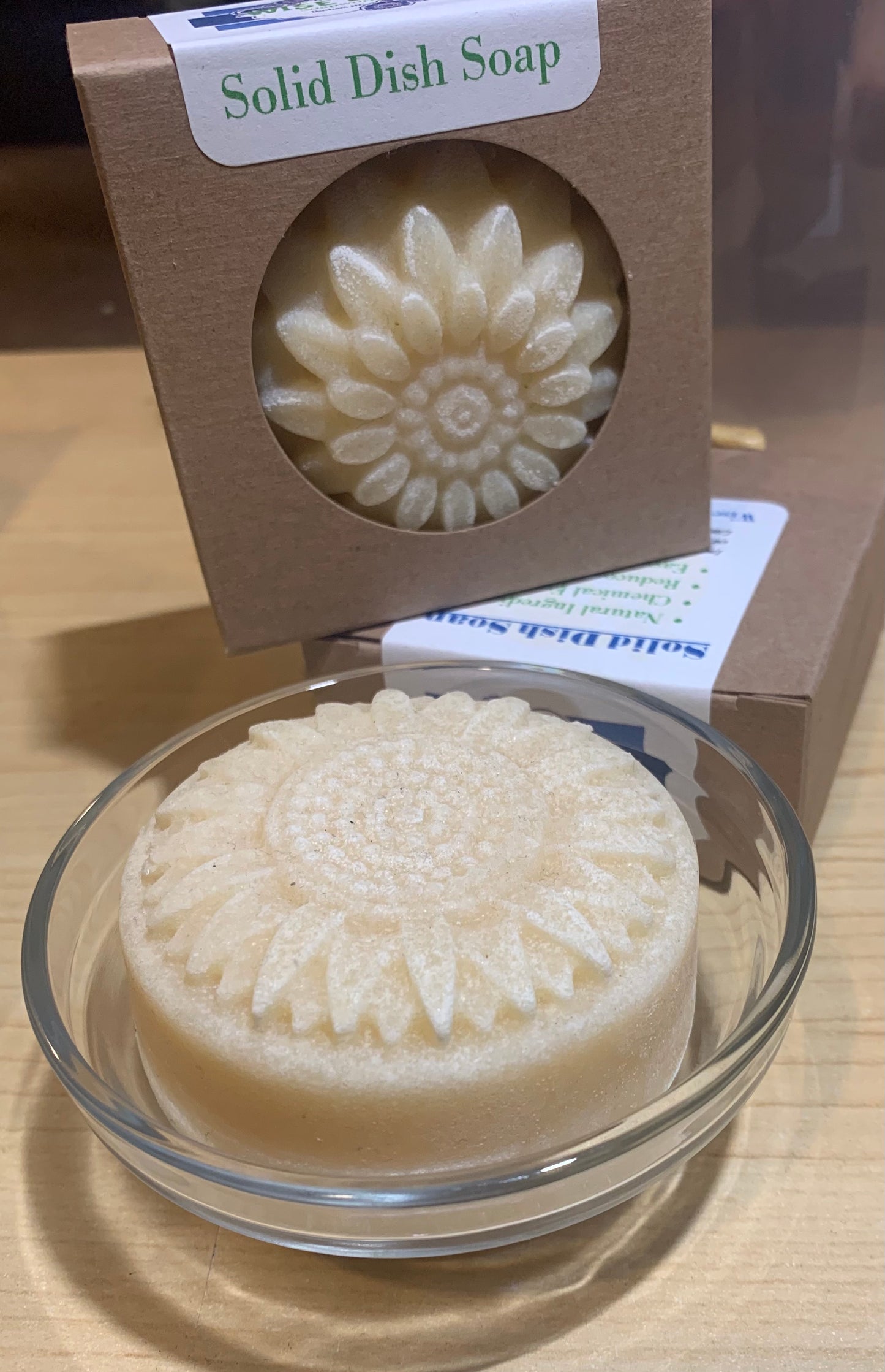 Solid Dish Soap Bar, ZERO plastic or chemicals - Wiselyonsoapworks