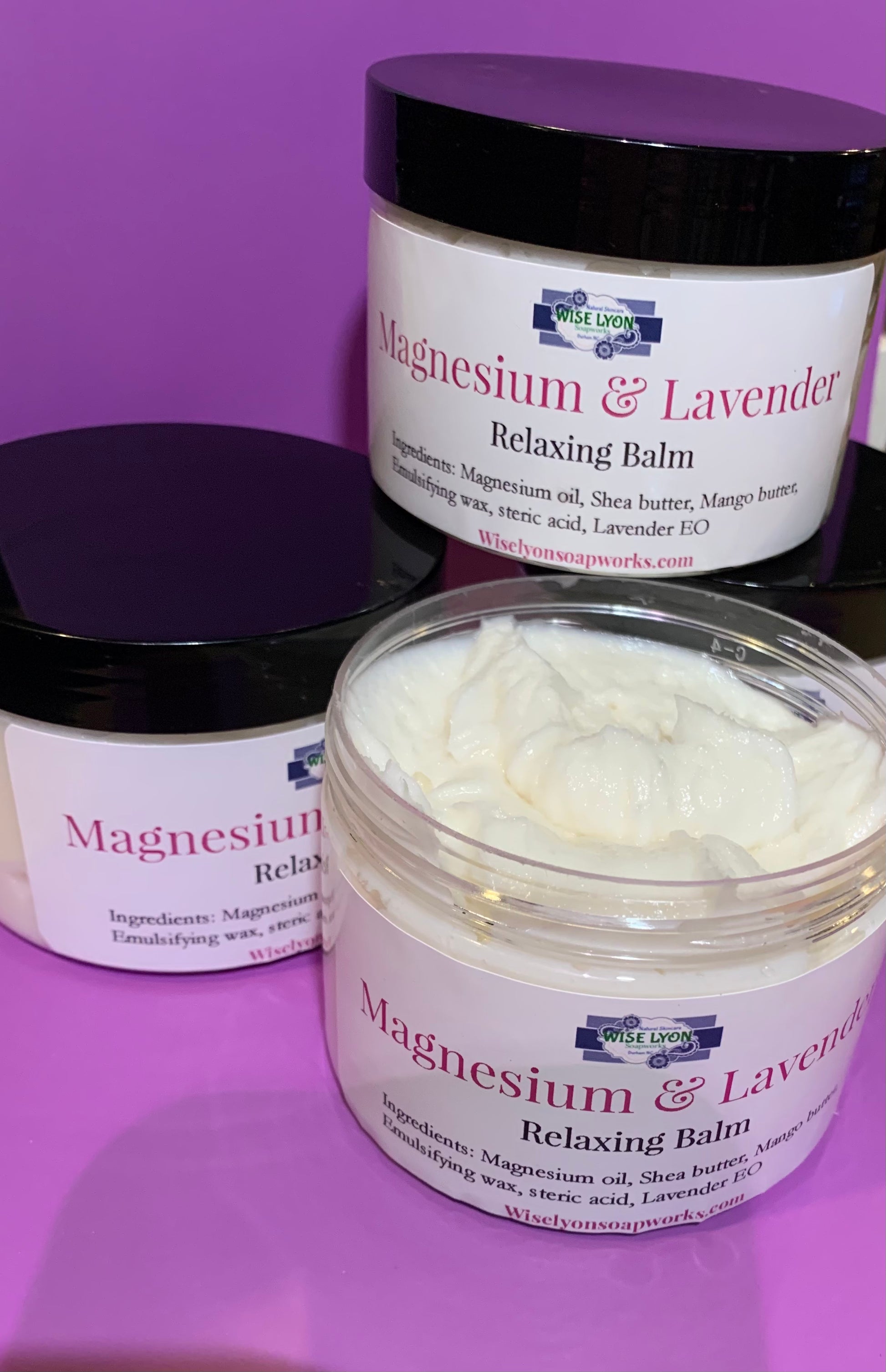 Magnesium & Lavender Muscle Balm - Wiselyonsoapworks