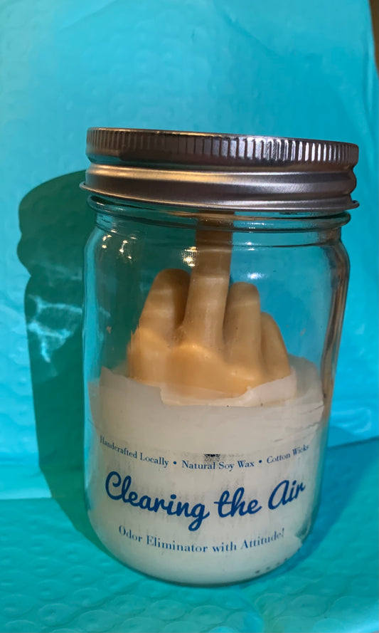 F- You Middle Finger Candle - Wiselyonsoapworks