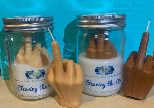 F- You Middle Finger Candle - Wiselyonsoapworks