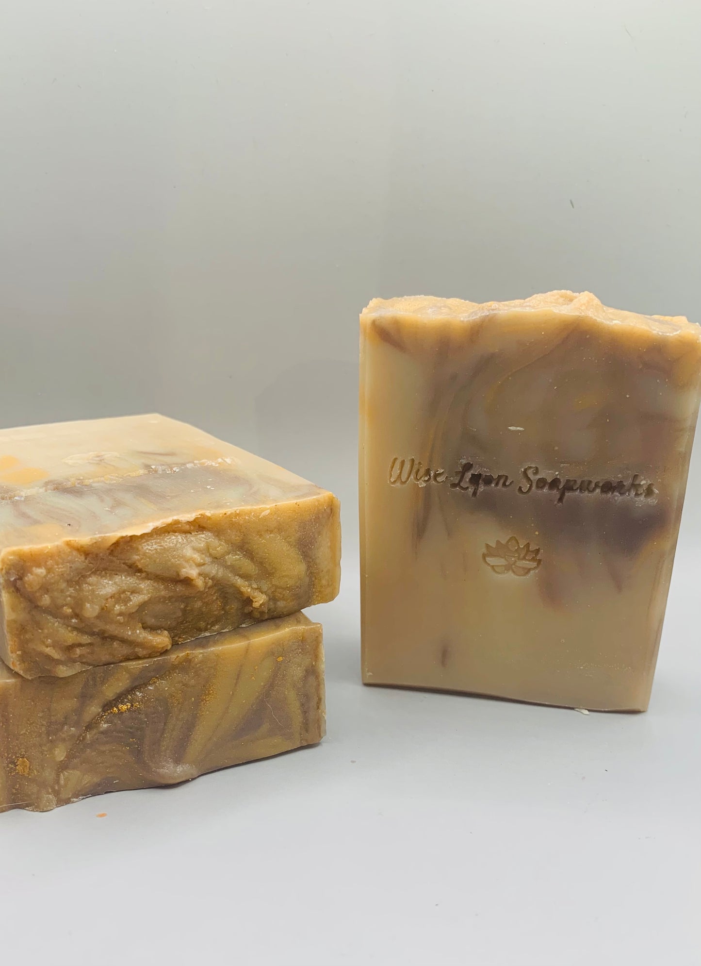 Bourbon Vanilla Tobacco scented natural soap, organic hempseed - Wiselyonsoapworks