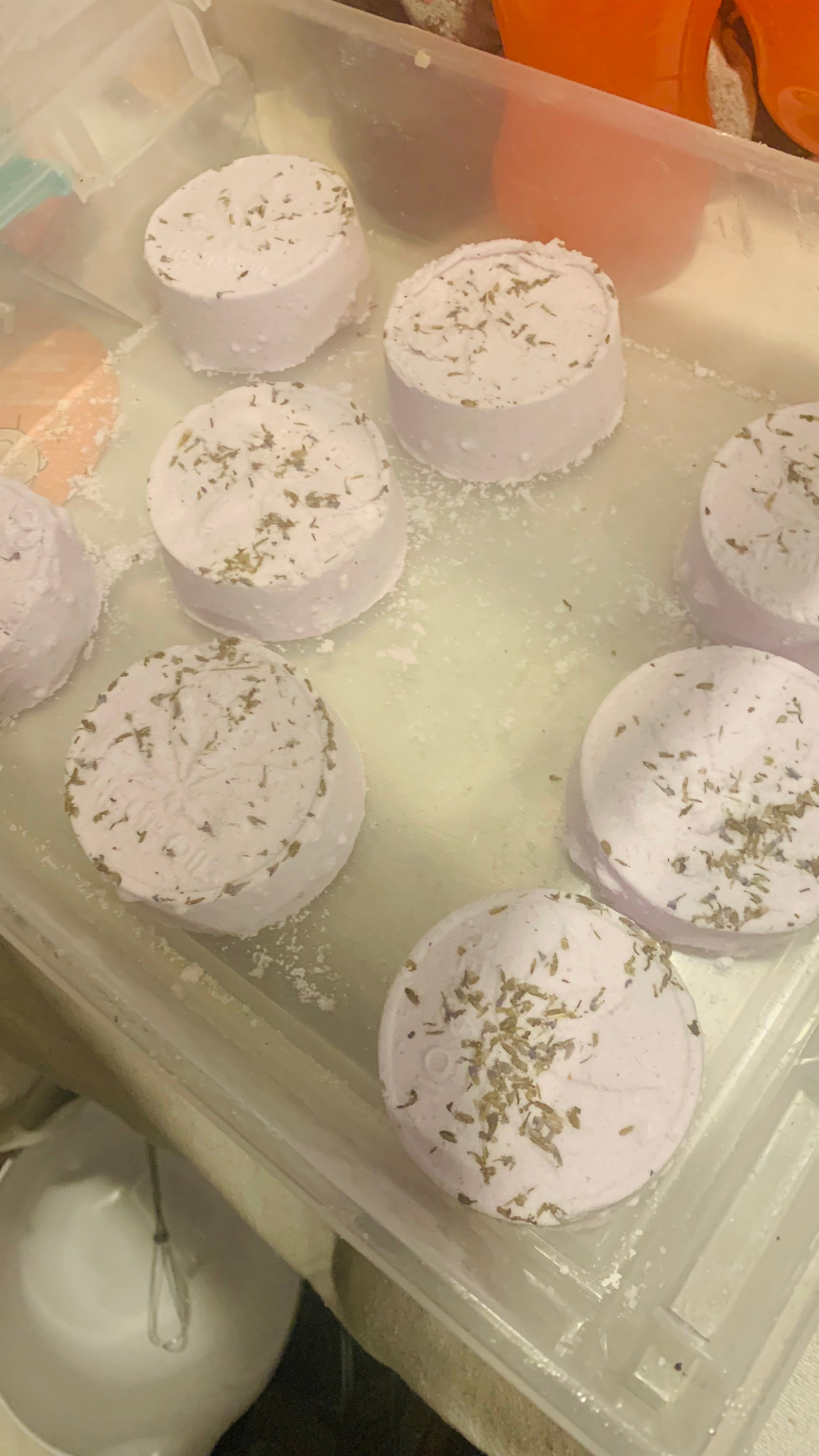 natural hemp Lavender scented bath bomb - Wiselyonsoapworks